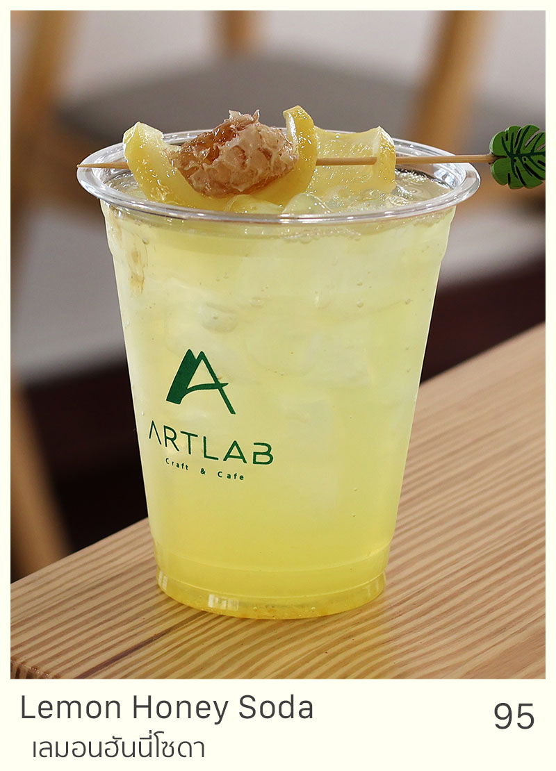 Lemon Honey Soda = 95 THB